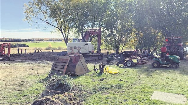 Saint-Camille à pied d’œuvre pour son parc-école