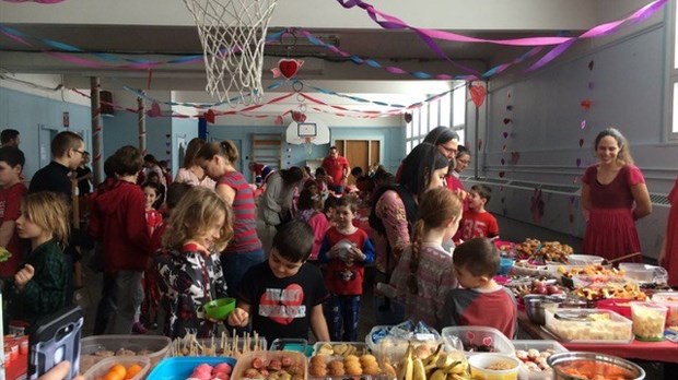 On fête la Saint-Valentin à l’école primaire Notre-Dame-de-Bonsecours