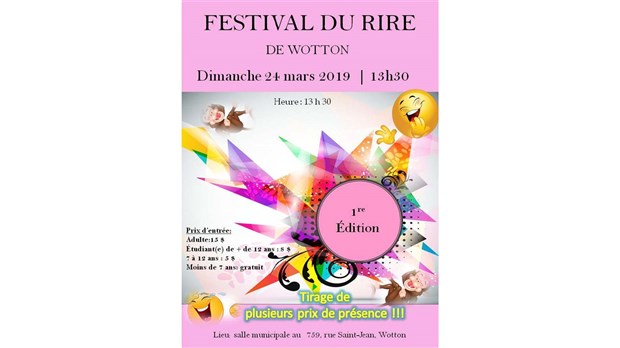 Un festival du rire voit le jour à Wotton
