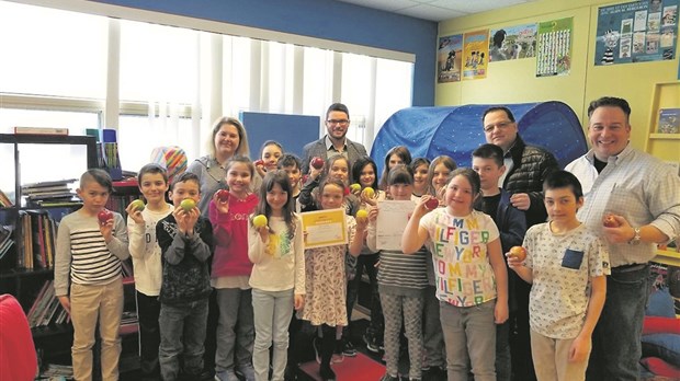 L’école La Tourelle, récipiendaire de la bourse Croque Santé Métro