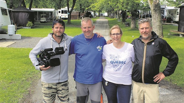 Les proprios du Camping Melbourne participent à une série télé sur le camping