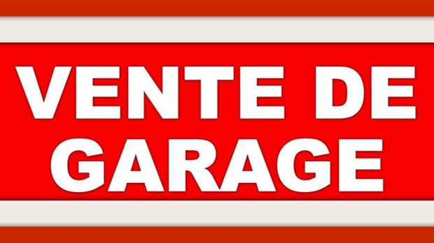 Les ventes de garage seront autorisées