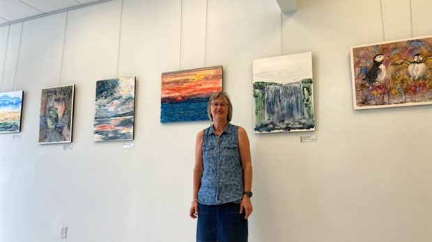 Claudelle Gosselin et son exposition tout en douceur