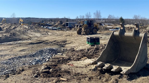 Travaux d’agrandissement du Parcours des Rivières