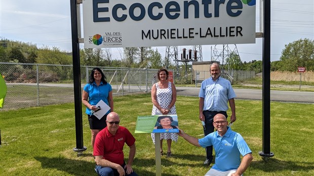 Val-des-Sources renomme son écocentre en l’honneur d’une grande pionnière