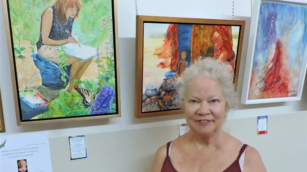 L’artiste peintre Gisèle Prud’Homme expose à l’hôpital de Val-des-Sources jusqu’au 21 juillet