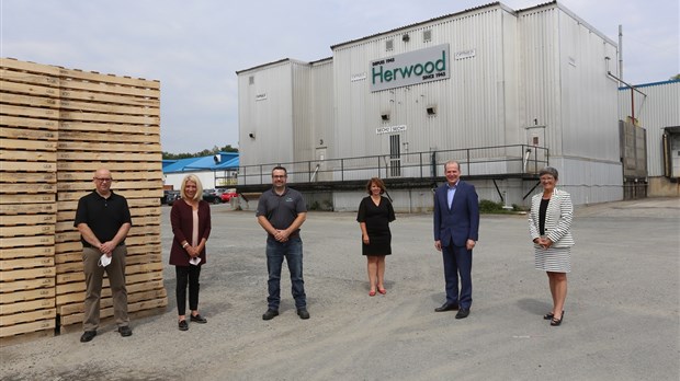 Un investissement de plus de 4,6 M$ accordé à Herwood