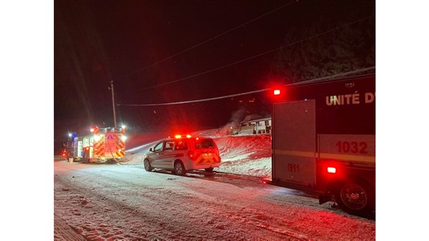 Incendie rapidement maîtrisé à Val-Joli