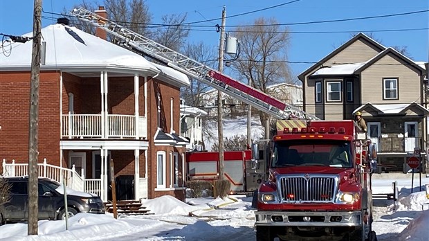 Incendie sur la 4e avenue à Windsor