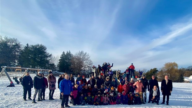 Inauguration du parc-école Saint-Philippe à Windsor