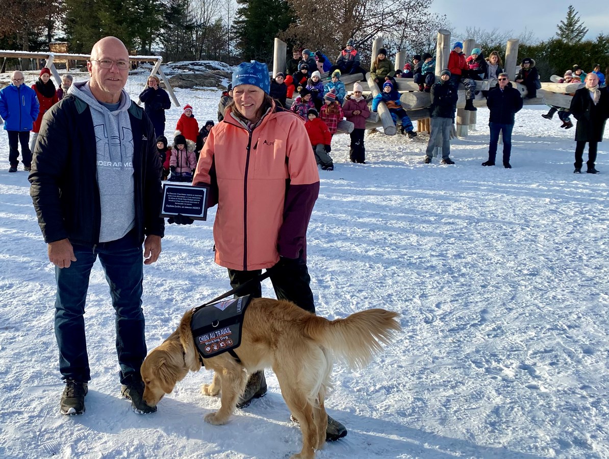 Inauguration du parcécole SaintPhilippe à Windsor