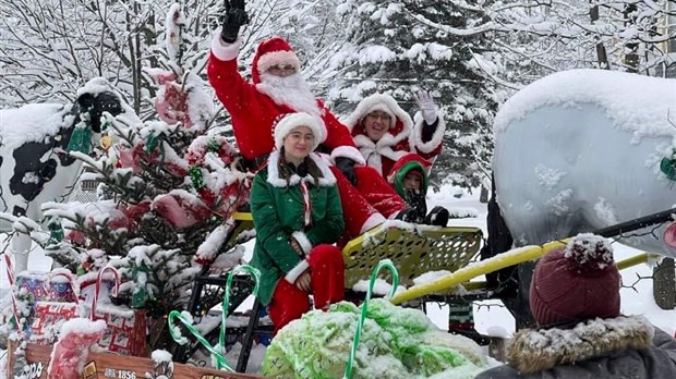 La magie de Noël prend son élan sous la neige à Danville