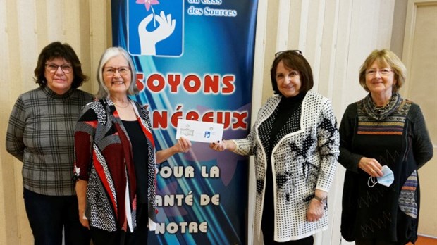 Don de 20 000 $ à la Fondation du CSSS des Sources