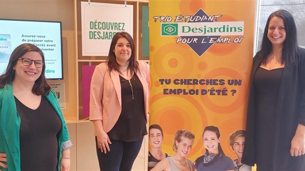 Lancement du Trio étudiant Desjardins pour l’emploi dans le Val-Saint-François