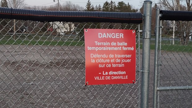 Le terrain de balle de Danville sera inaccessible en début de saison
