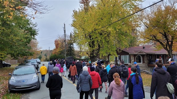 Plus de 130 personnes à la Grande Marche de Saint-Claude