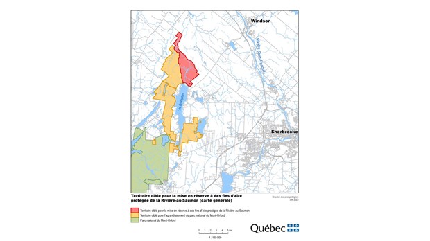 Une réserve de biodiversité à Saint-François-Xavier-de-Brompton, à Kingsbury et à Racine