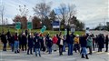 Premières heures de grève pour le front commun