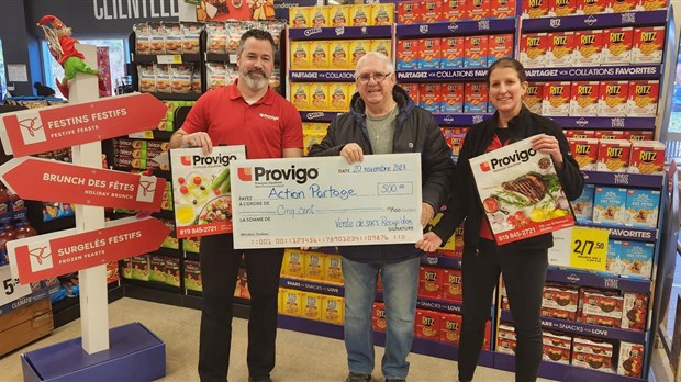 Le Provigo de Windsor distribue des chèques à des organismes