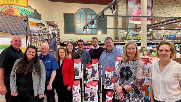 Mise en valeur des produits Créateurs de saveurs Cantons-de-l’Est dans plusieurs IGA