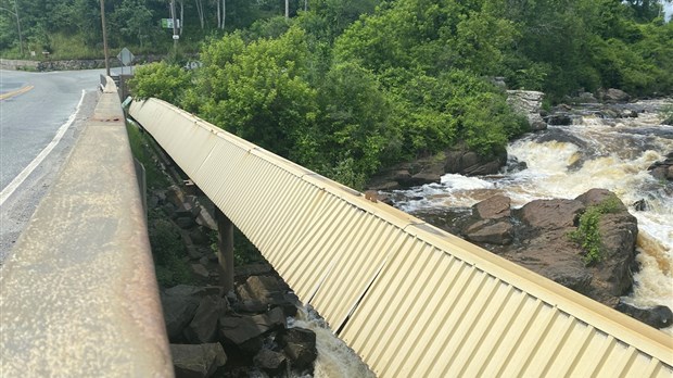 Début des travaux de réfection de la passerelle Watopeka