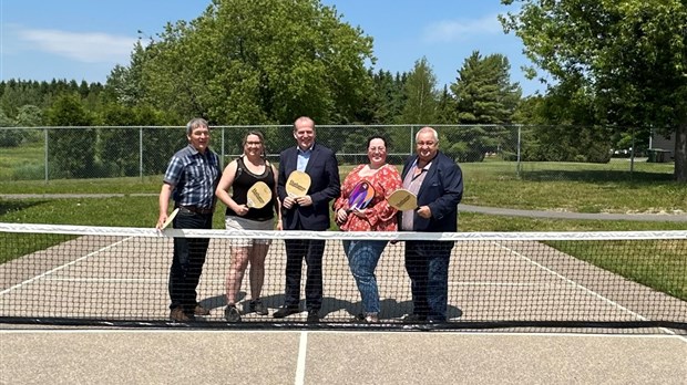 Nouveau terrain de pickleball à Saint-Georges-de-Windsor