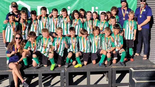 Les deux équipes Celtic U10M de Richmond en finale à Victoriaville