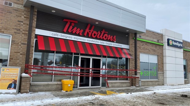 L’incendie au Tim Hortons a causé des dommages évalués à 100 000 $