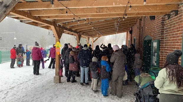 Une chasse aux cocos qui s’est déroulée sous la neige à Windsor