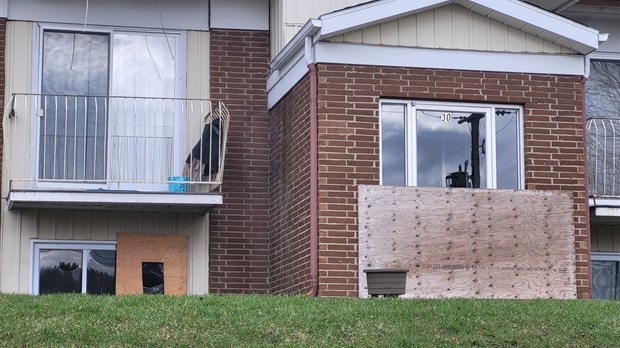 Incendie d’un appartement sur la rue Fréchette à Val-des-Sources