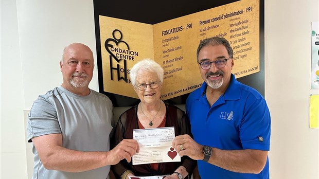2000 $ à la Fondation du CSSS du Val-Saint-François