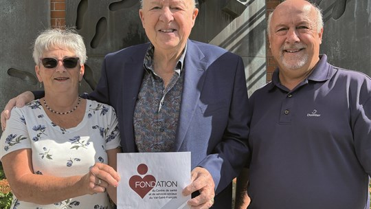 Gagnant de la Loterie voyage de la Fondation du CSSS du Val-Saint-François