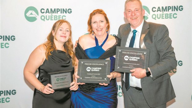 Le Camping Melbourne Estrie triomphe au gala des Prix de l’excellence