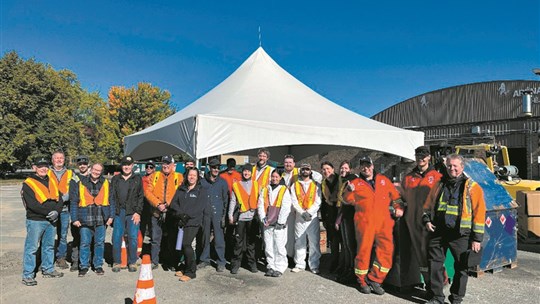 12,8 tonnes amassées lors de la collecte des RDD dans le secteur de Richmond