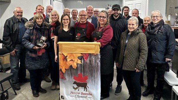 Investissement de plus de 250 000 $ à la Ferme Sucrée Clément de Saint-Georges-de-Windsor