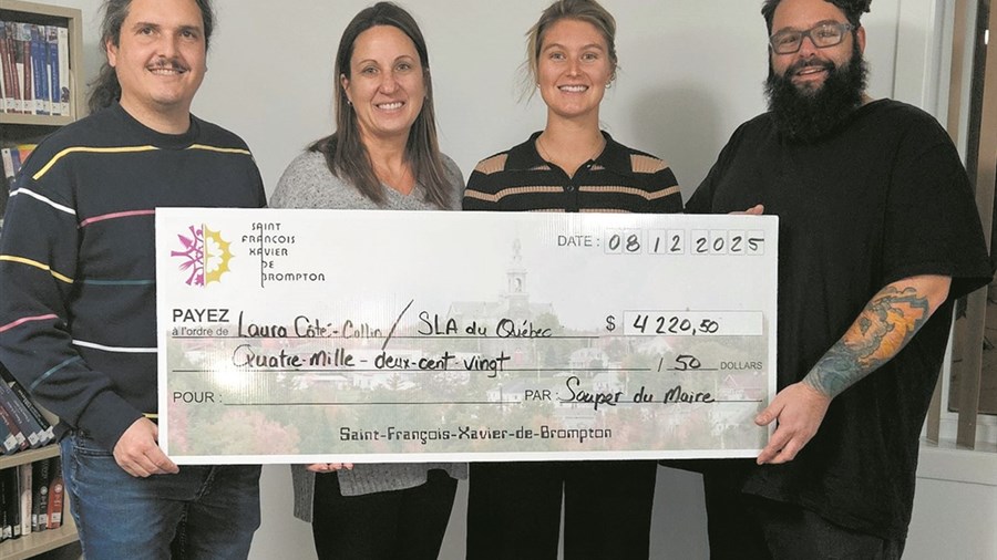 Saint-François remet plus de 4200 $ à deux citoyens remarquables