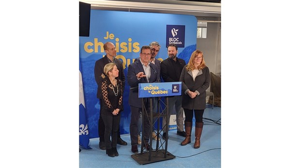 L’autobus du Bloc québécois de passage à Danville