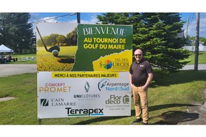 Le tournoi de golf du maire de Val-des-Sources continue de rallier les partenaires