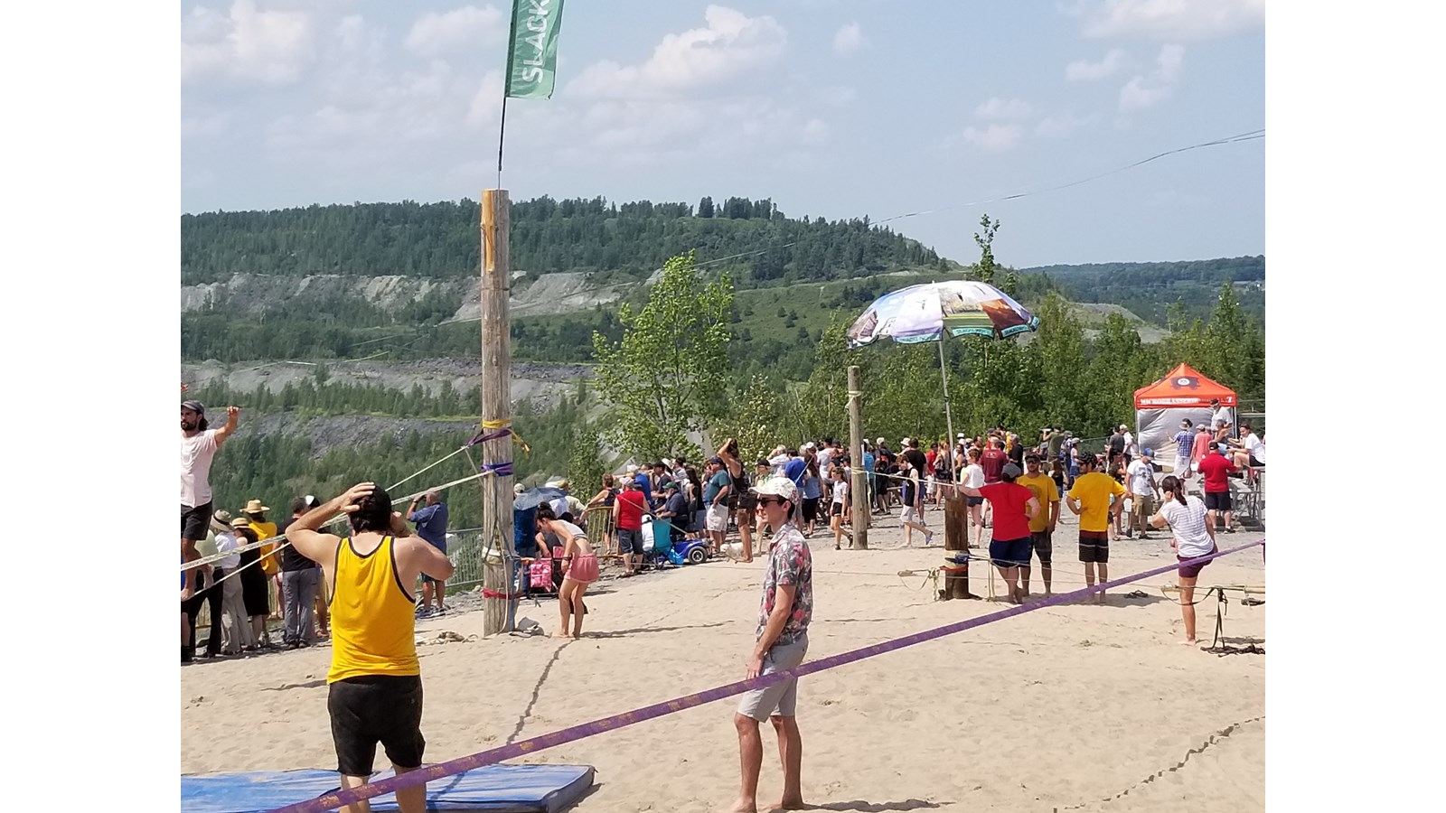 Une 7e édition de la journée Slackline à Val-des-Sources
