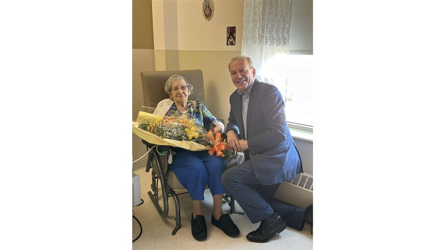 Fernande Toutant célèbre ses 100 ans