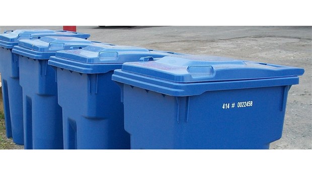 Les bacs bleus scrutés à la loupe par la MRC du Val-Saint-François