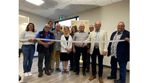 Inauguration de la Salle Desjardins des organismes à Wotton