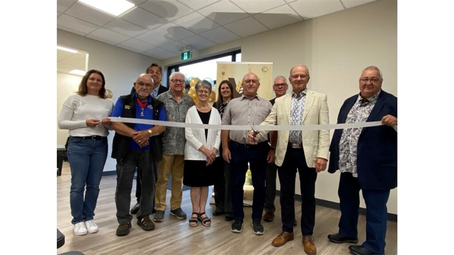 Inauguration de la Salle Desjardins des organismes à Wotton