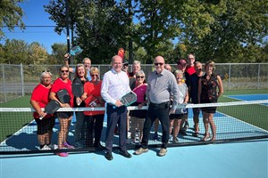 Quatre nouveaux terrains de pickleball inaugurés à Val-des-Sources