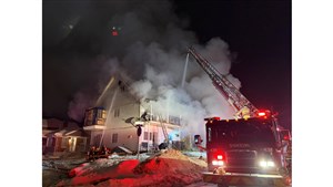 Incendie majeur dans un immeuble de 11 logements à Richmond