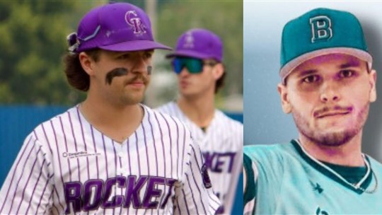 Deux jeunes de la région repêchés au sein de la ligue de baseball majeur du Québec