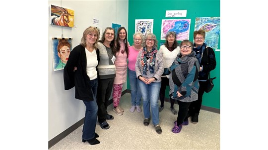 « Les femmes créatives du centre » exposent au Centre le point d’ancrage de Val-des-Sources
