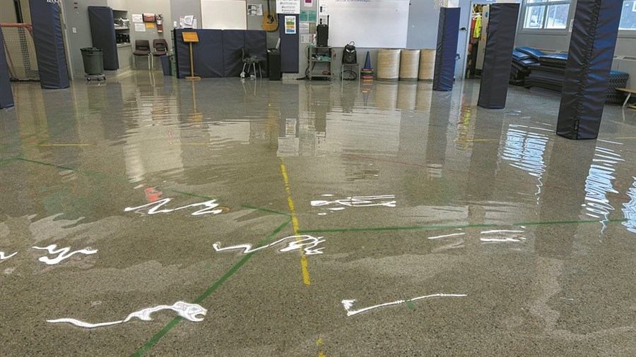 Un bris d’aqueduc à l’origine du dégât d’eau à l’école Saint-Gabriel