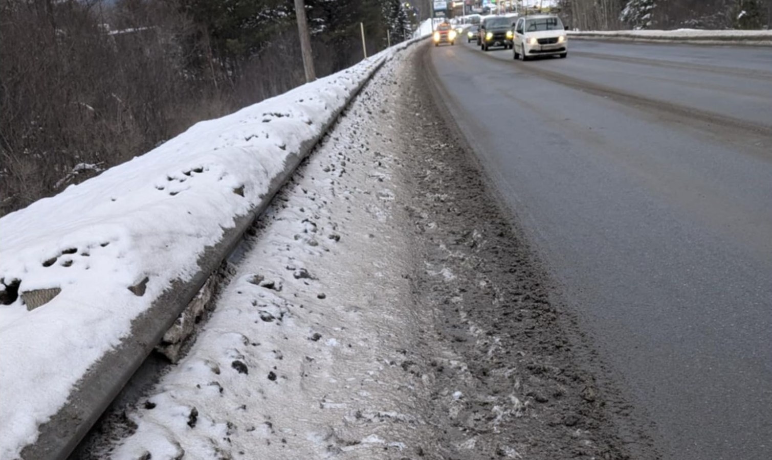 Des citoyens souhaitent l’aménagement d’un trottoir