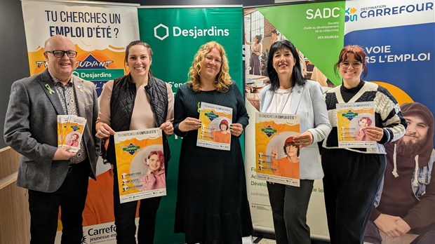 Le programme Trio étudiant Desjardins pour l’emploi 2026 est lancé dans les Sources
